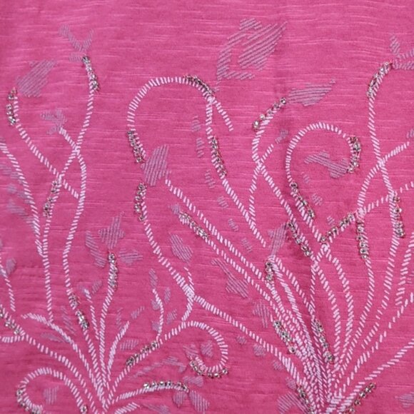 05174 LOGO by Lori Goldstein raspberry pink sleeveless knit top - Picture 5 of 13